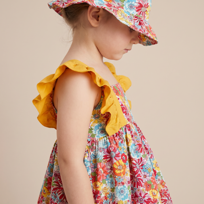 Wildflower Garden Dress Set & Hat