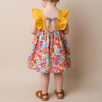 Wildflower Garden Dress Set & Hat