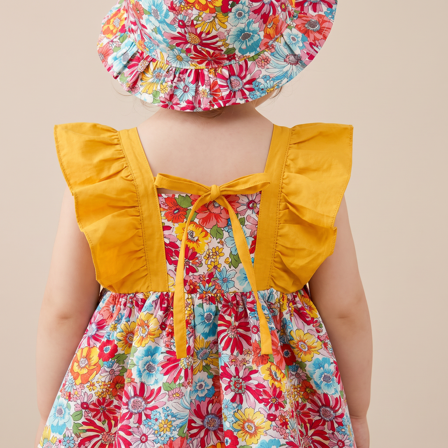 Wildflower Garden Dress Set & Hat