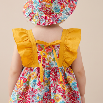 Wildflower Garden Dress Set & Hat