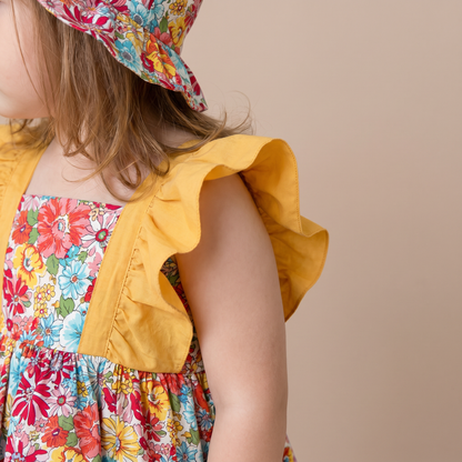 Wildflower Garden Dress Set & Hat