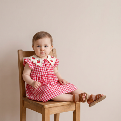 Strawberry Picnic Dress