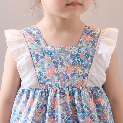 Vintage Bloom Bow Dress