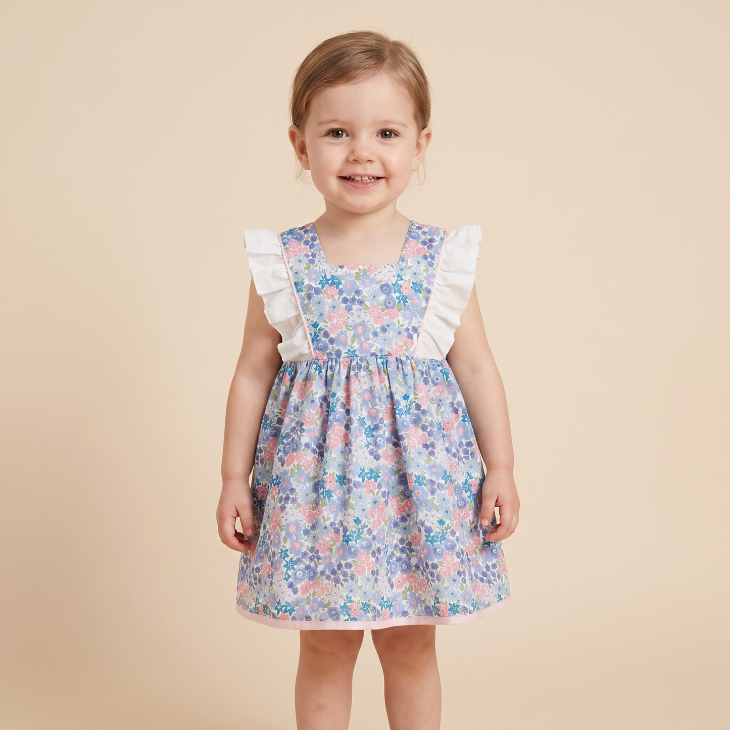 Vintage Bloom Bow Dress