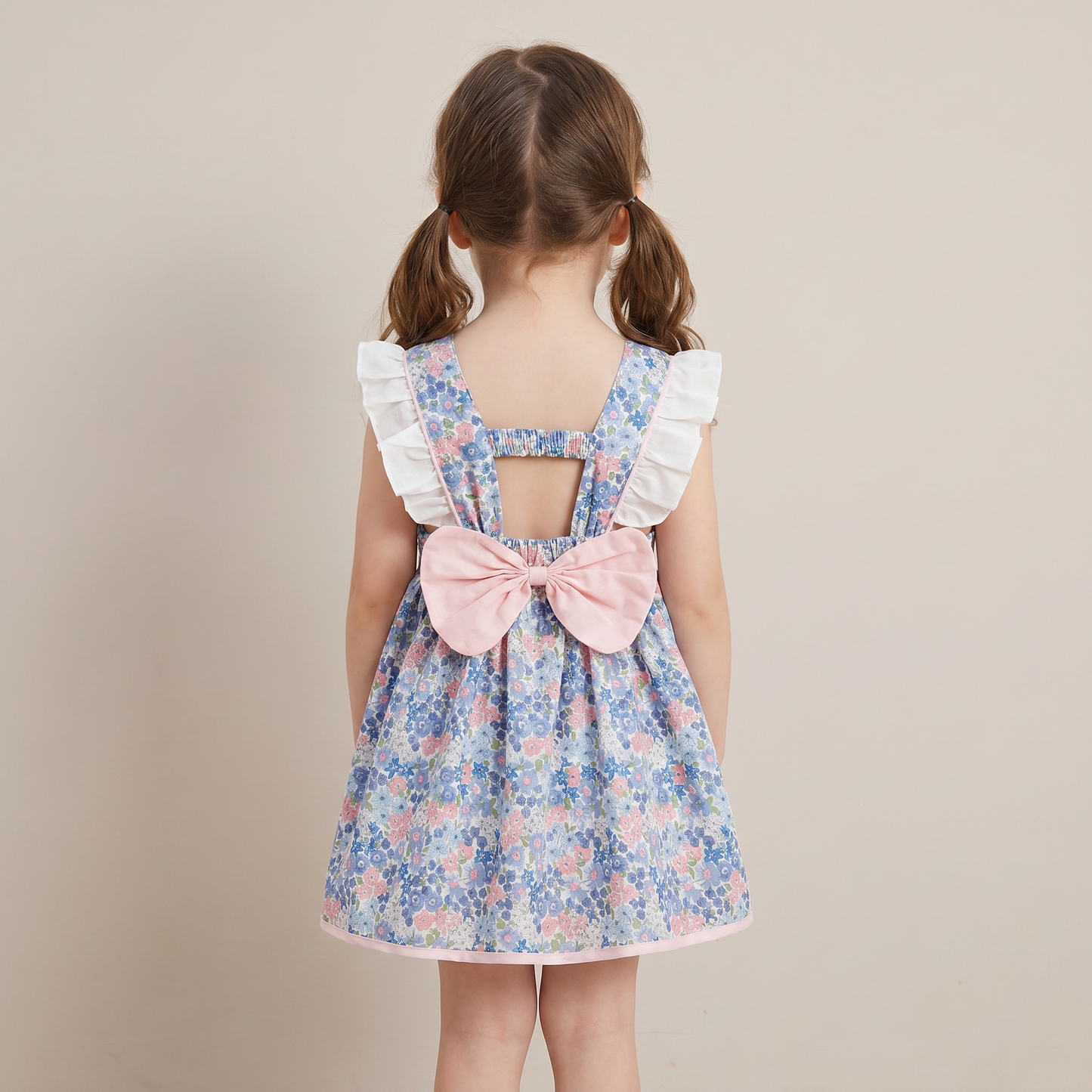Vintage Bloom Bow Dress
