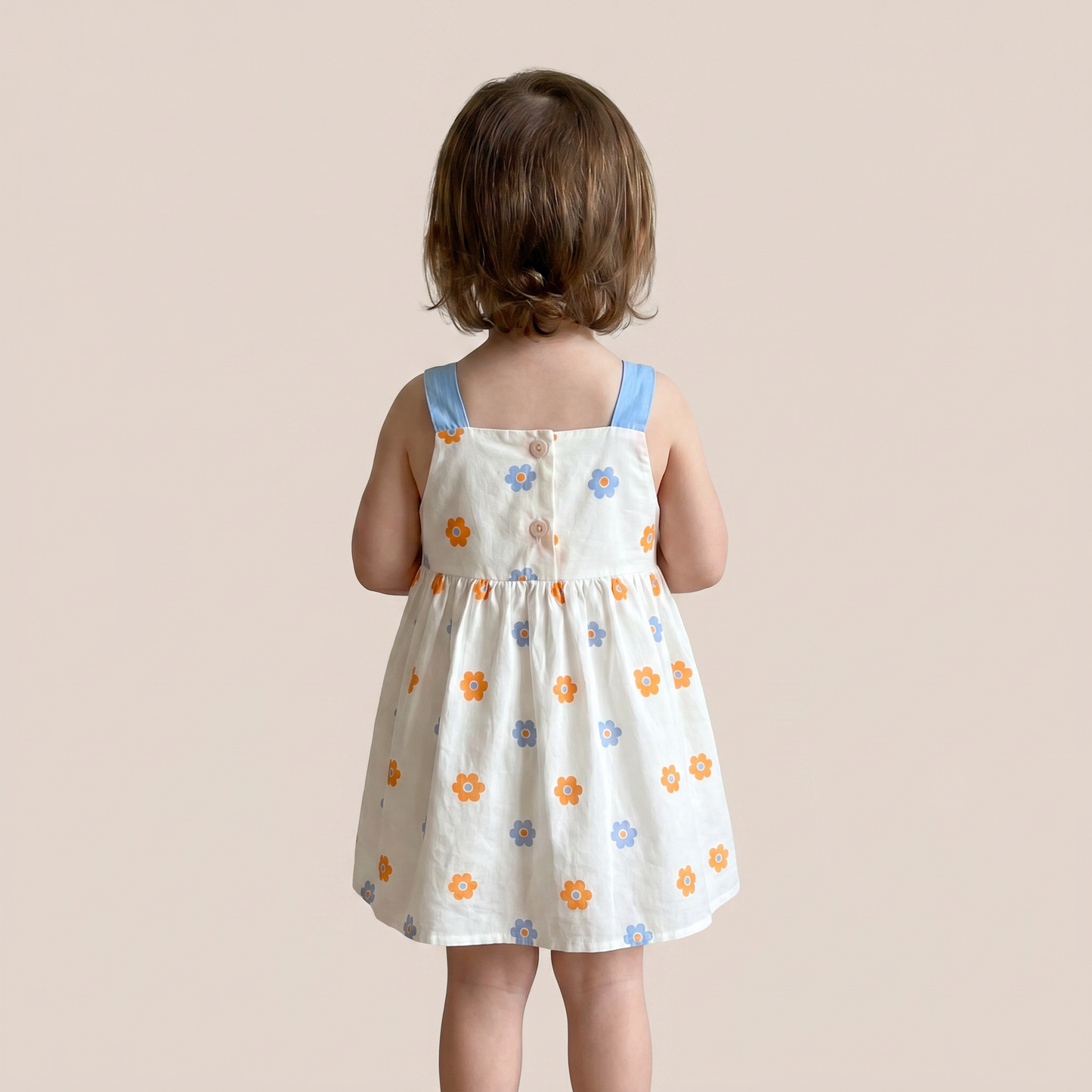 Soft Petal Dress Set