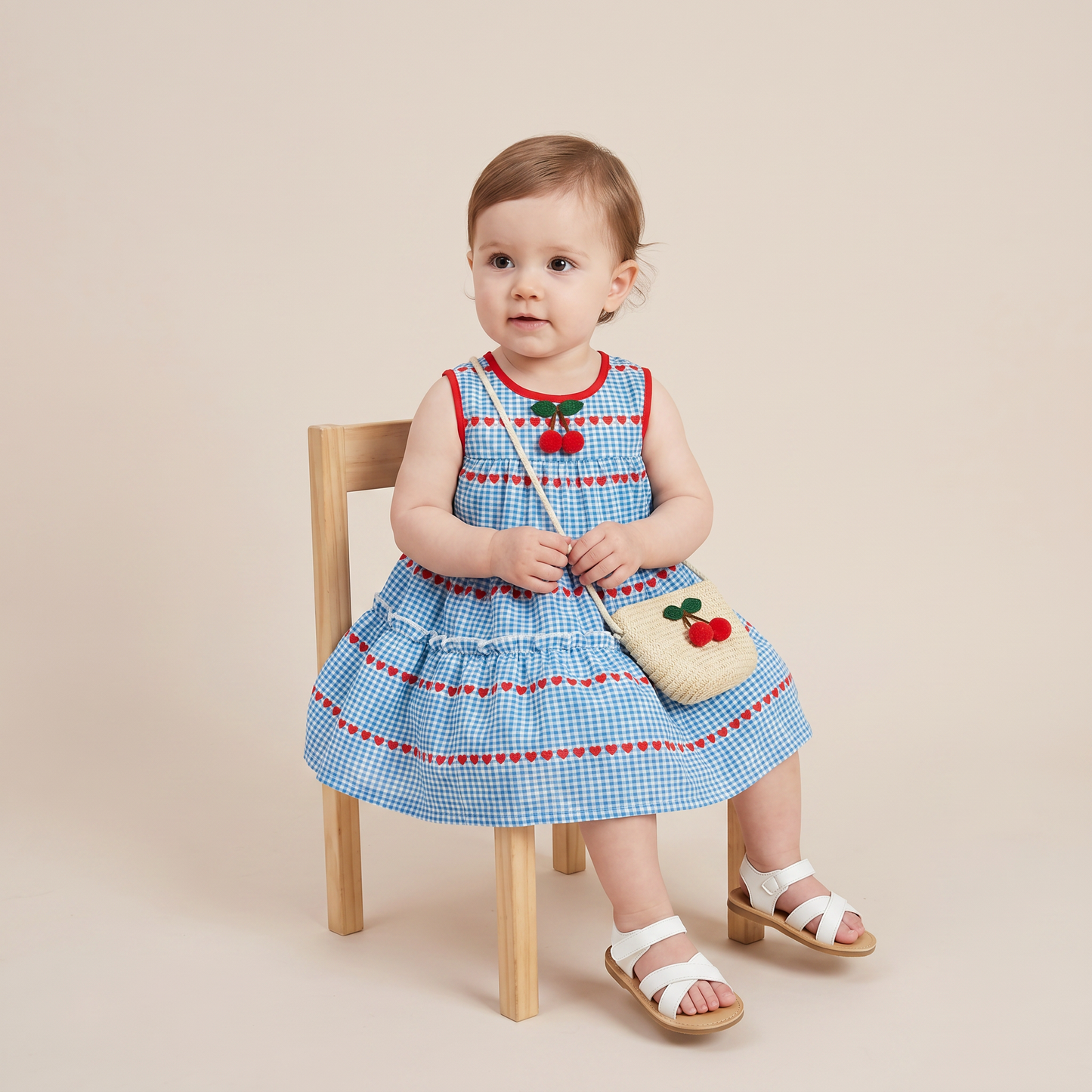 Cherry Picnic Dress Set