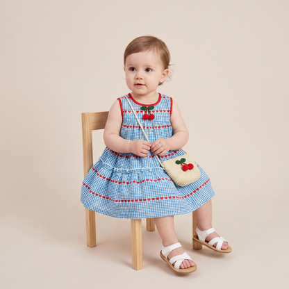 Cherry Picnic Dress Set