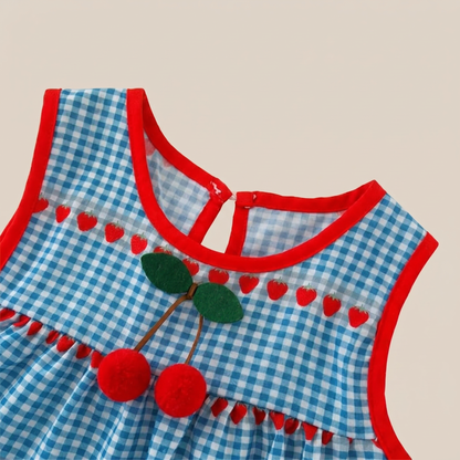 Cherry Picnic Dress Set