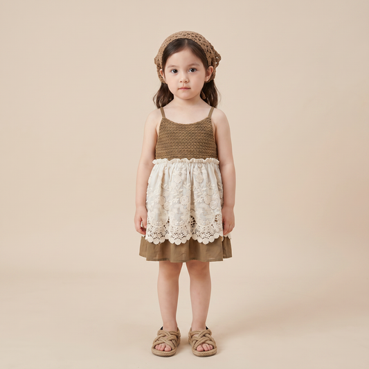 Boho Lace Outfit Set & Hat