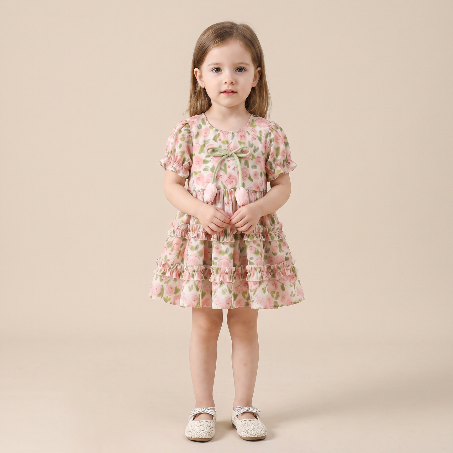 Rose Garden Ruffle Dress