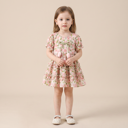 Rose Garden Ruffle Dress