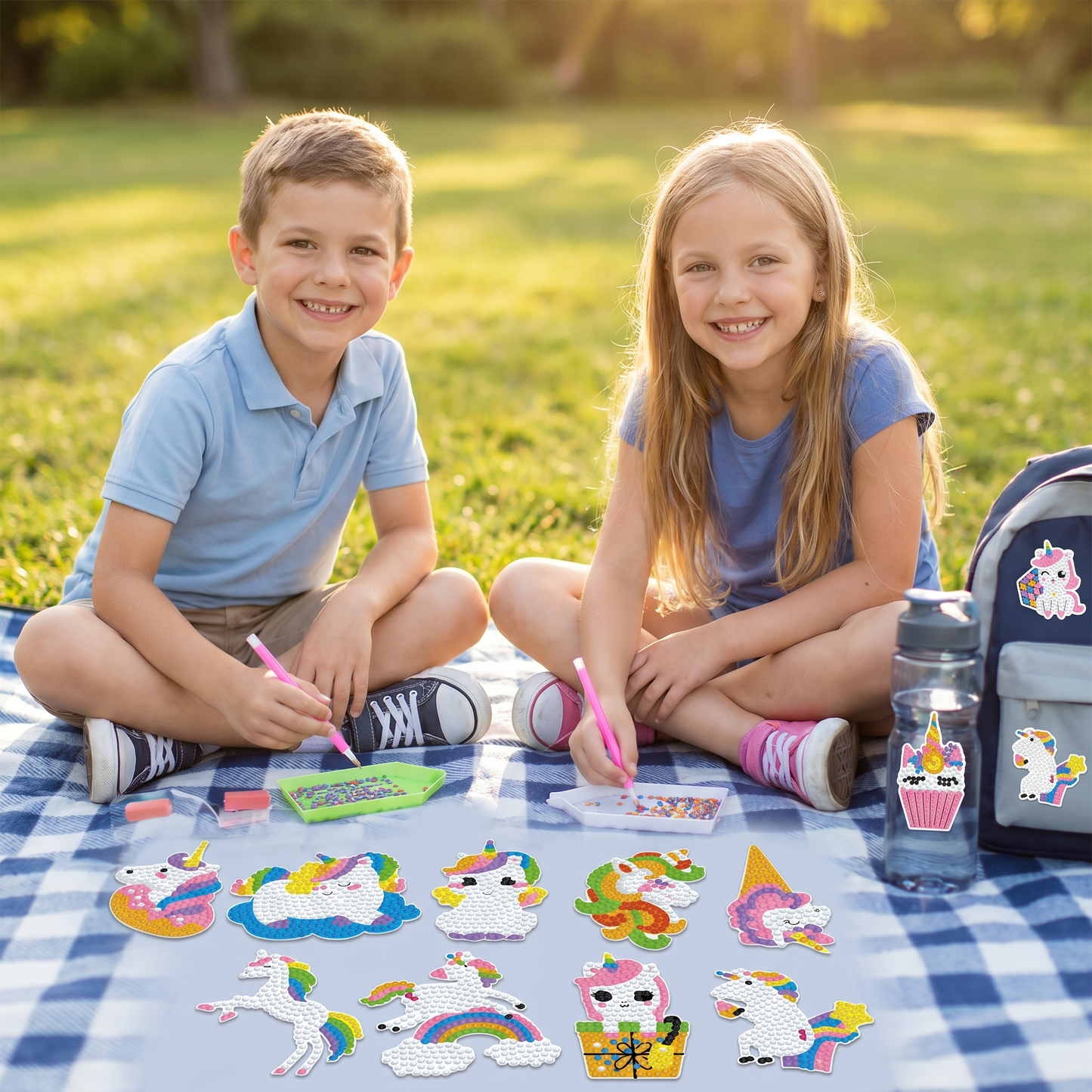 DIY sticker cartoon diamond painting