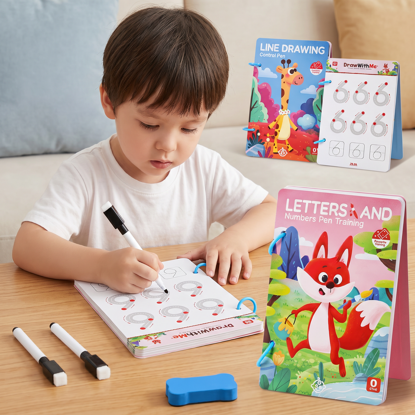 Line Drawing - Pen Control Training Book for Kids
