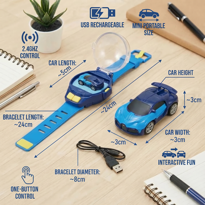 Remote-Controlled Mini Wristband Car