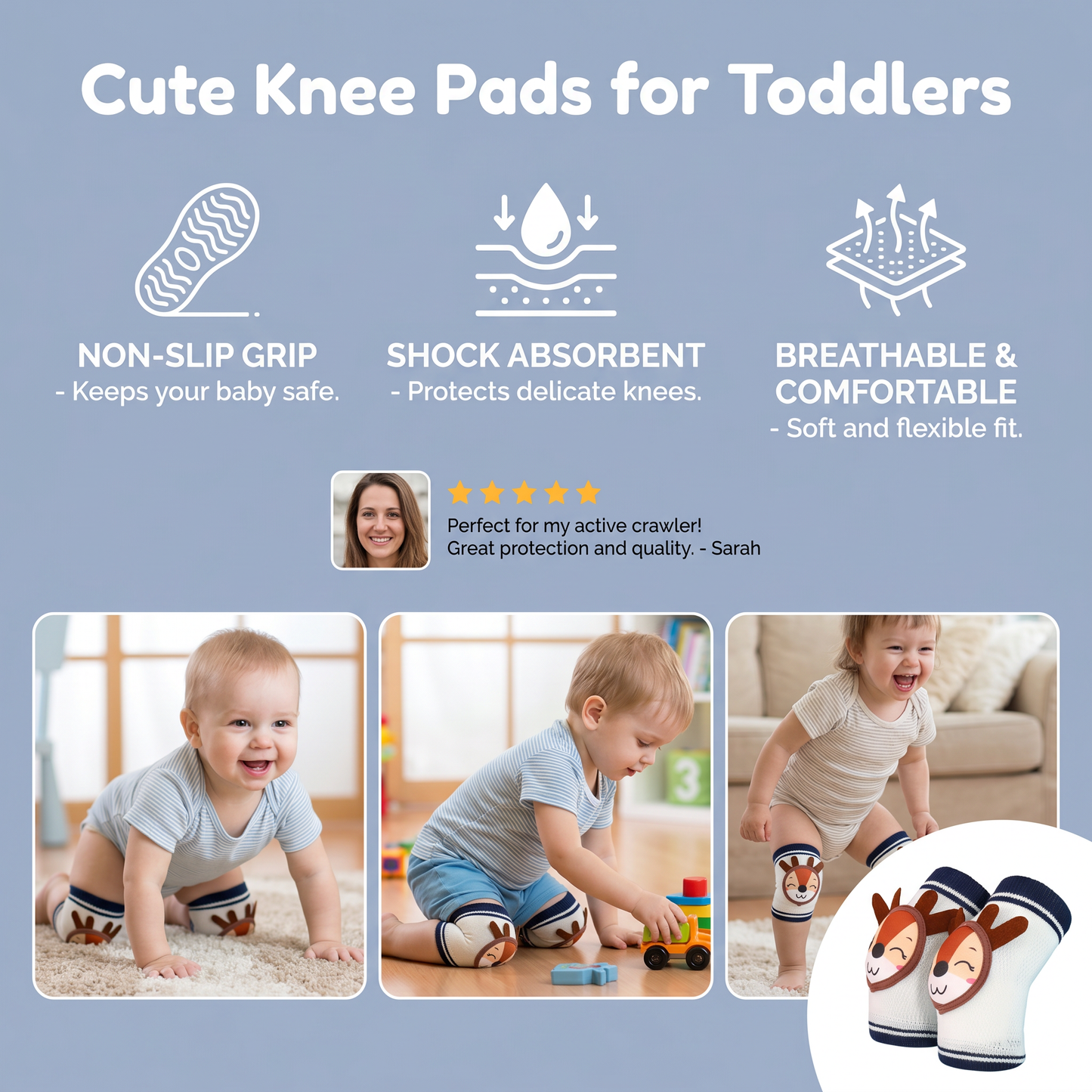 Cute knee pads for toddlers