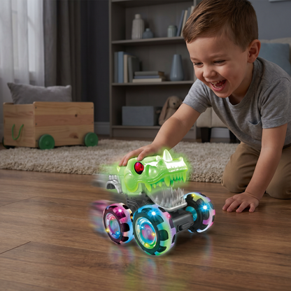 Luminous monster truck toy cars