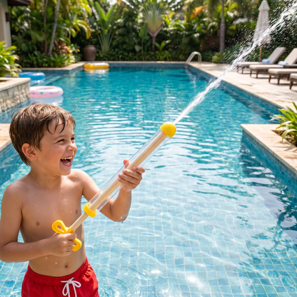 Kids Water Spray Blaster – Handheld Pull Spray Toy for Outdoor Fun