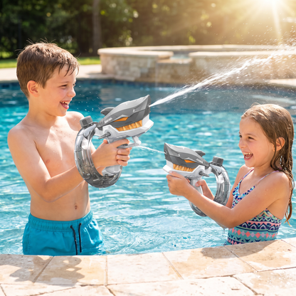 Electric Shark Water Gun for Kids – Fully Automatic Water Blaster for Hot Summer Fun