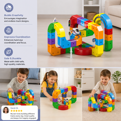 Magic rail cube track kids toy