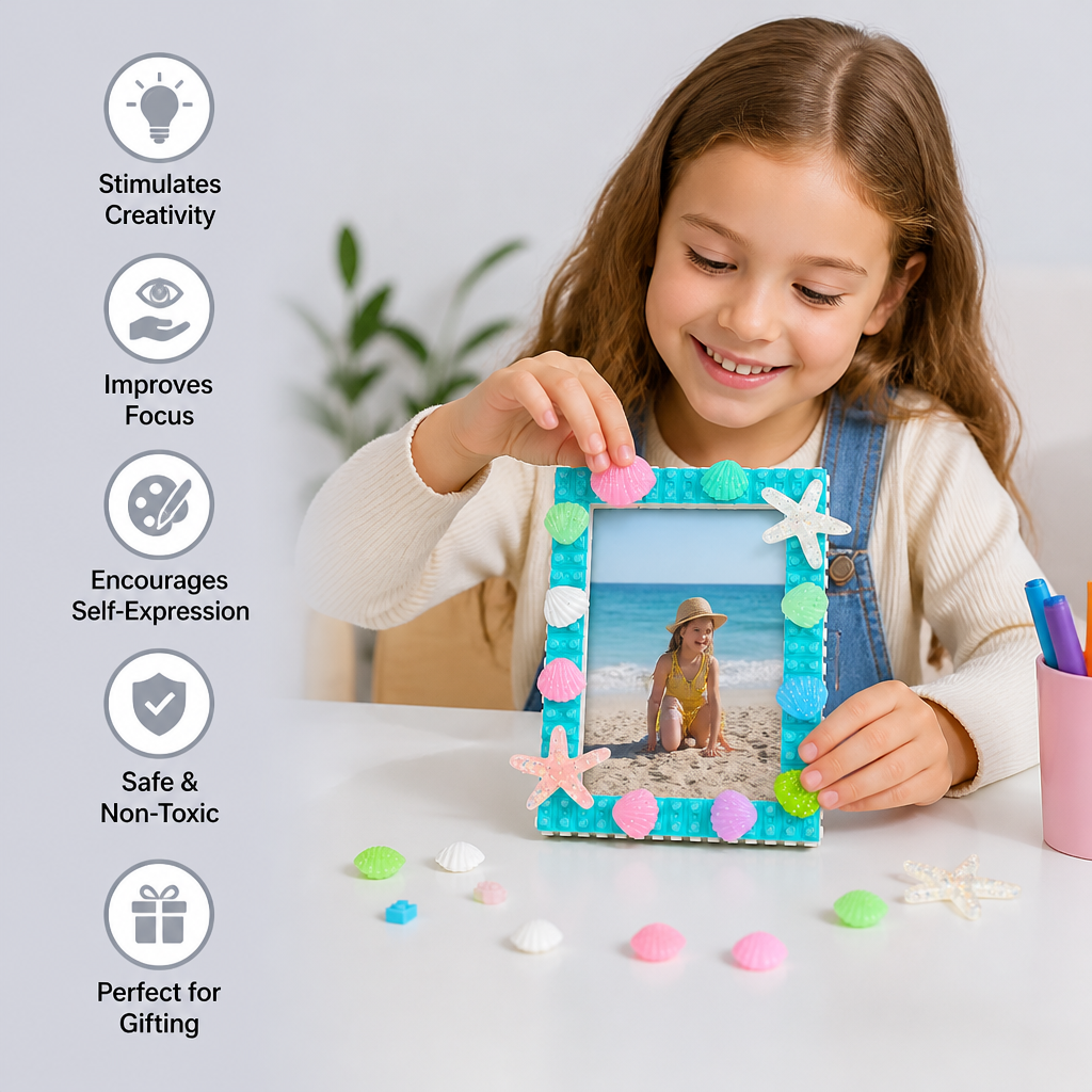 DIY Building Blocks Photo Frame Craft Kit