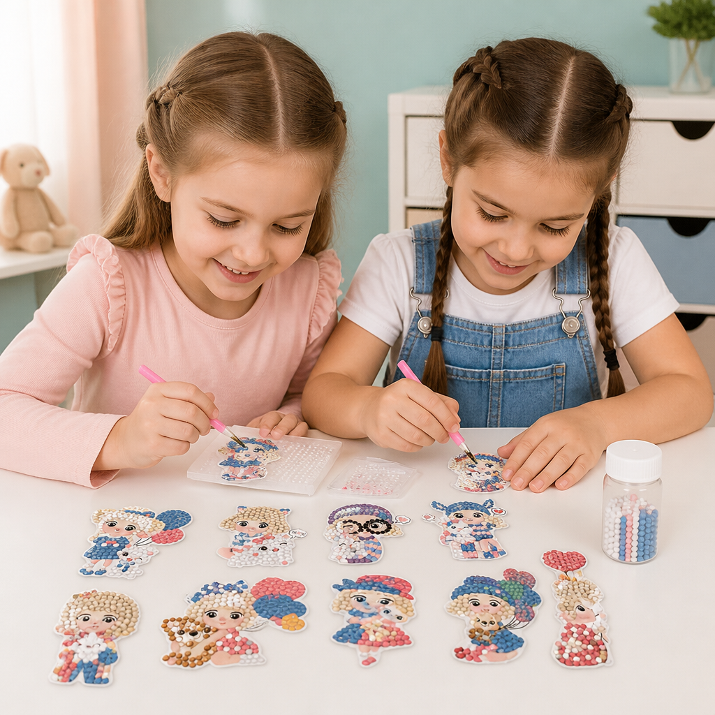 DIY Diamond Art Sticker Craft Kit for Kids
