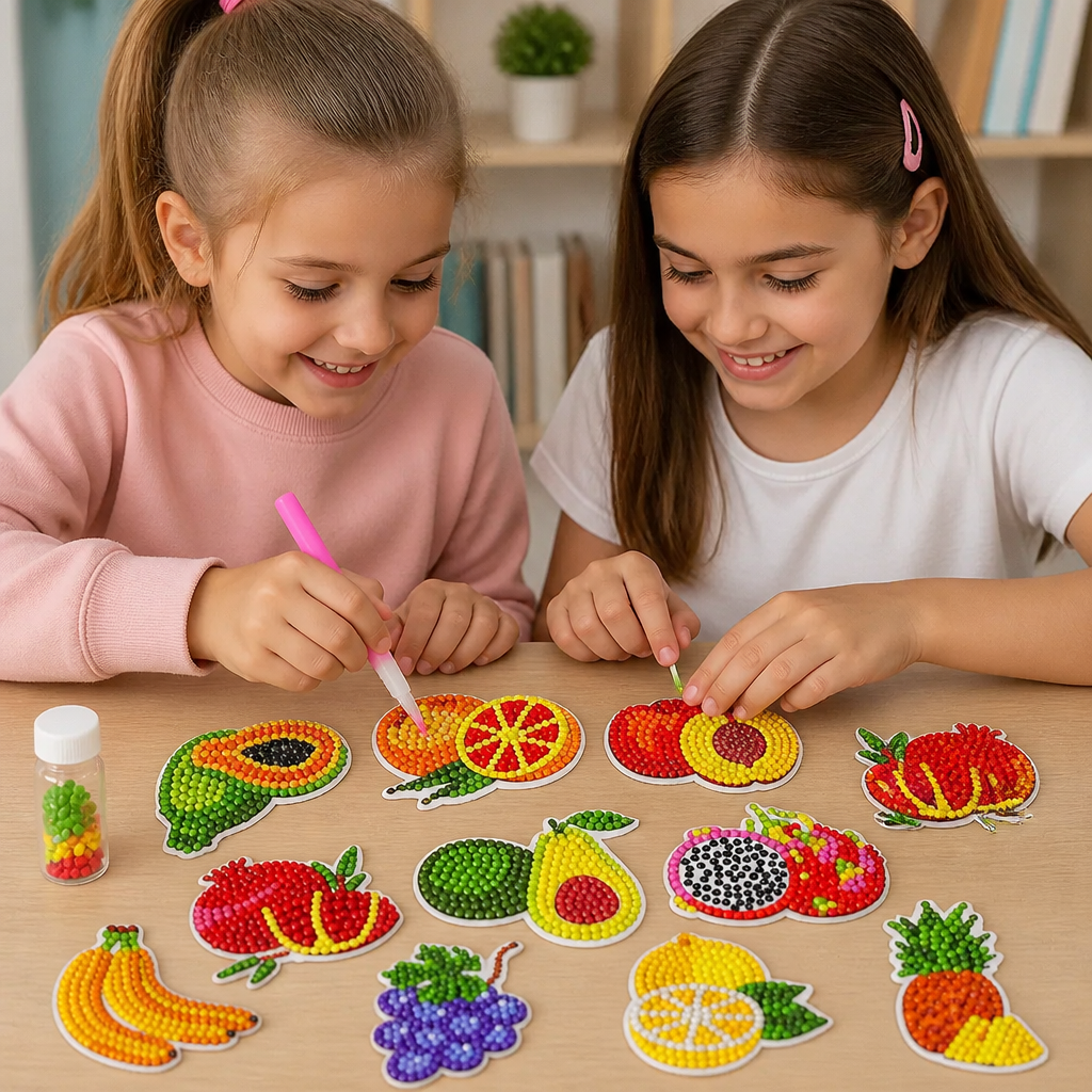 DIY Diamond Art Sticker Craft Kit for Kids
