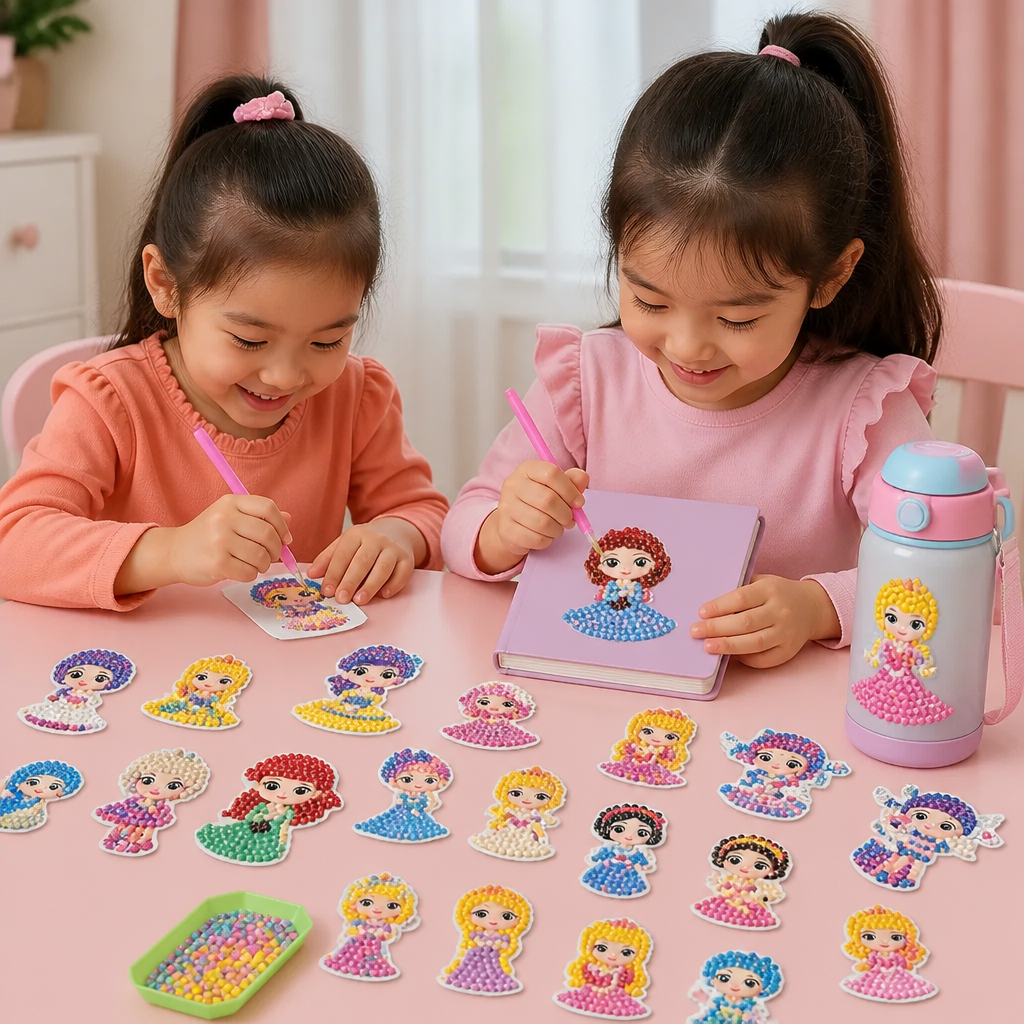DIY Diamond Art Sticker Craft Kit for Kids
