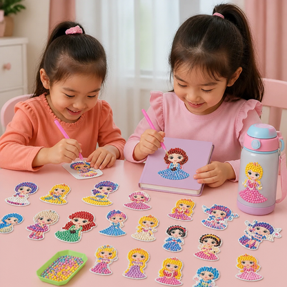DIY Diamond Art Sticker Craft Kit for Kids