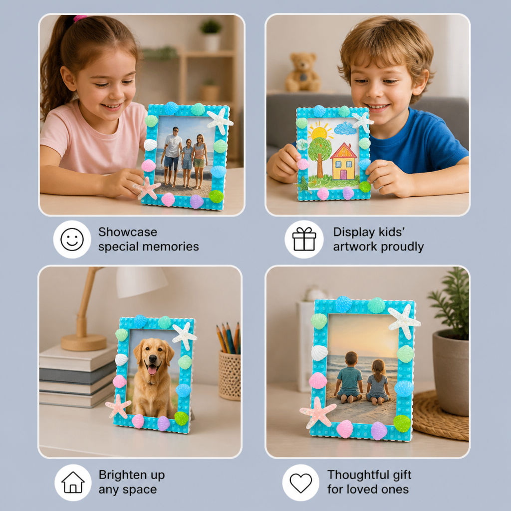 DIY Building Blocks Photo Frame Craft Kit