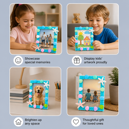 DIY Building Blocks Photo Frame Craft Kit