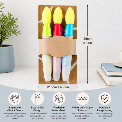 Magical Drawing Pens 3-Piece Set – For Creative Fun on Multiple Surfaces