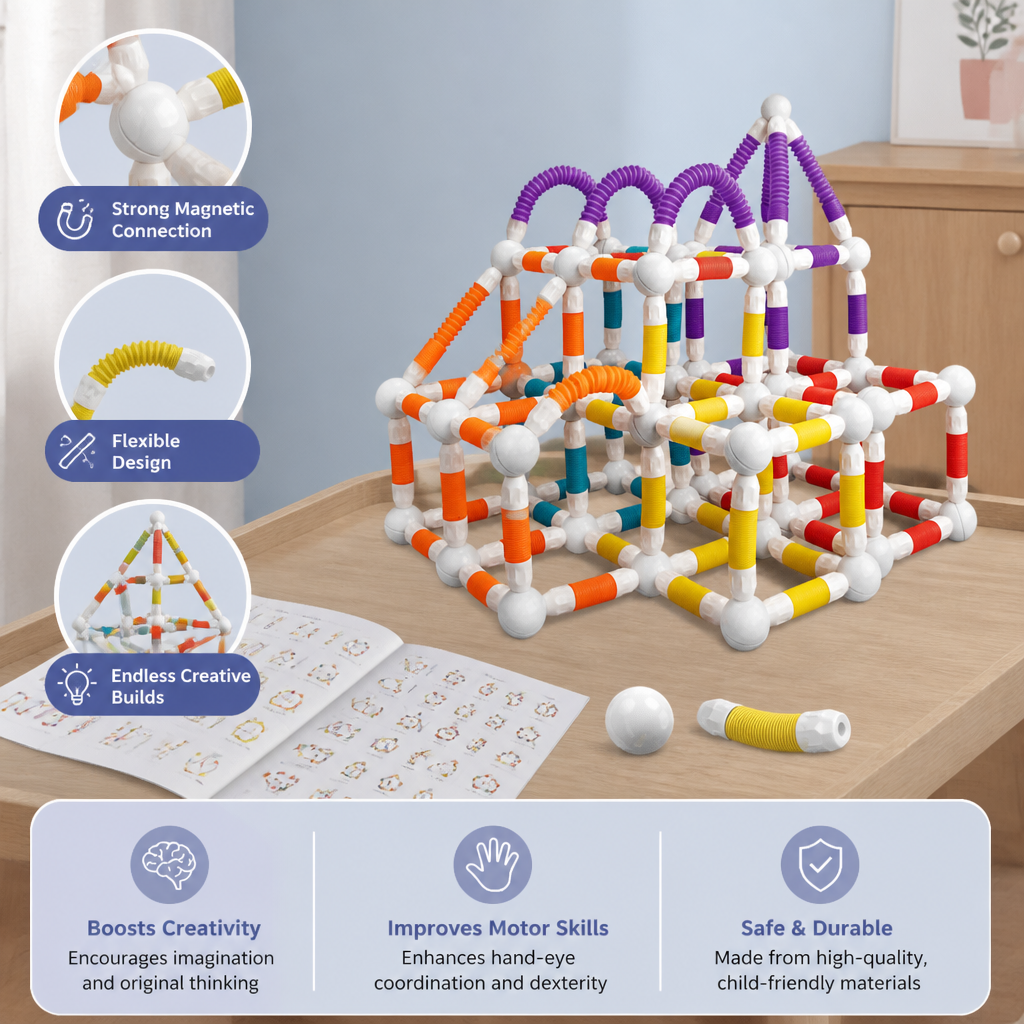 Montessori Mouldable Magnetic Blocks