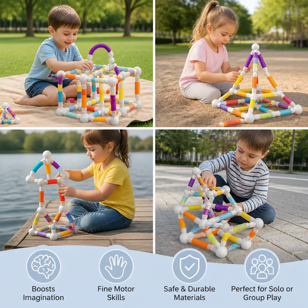 Montessori Mouldable Magnetic Blocks