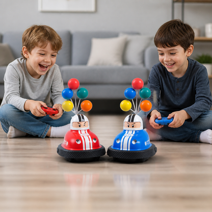 Bumper cars with skid function