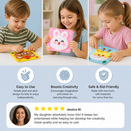 DIY Embroidery Doll Set