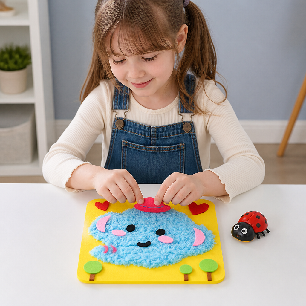 DIY Embroidery Doll Set