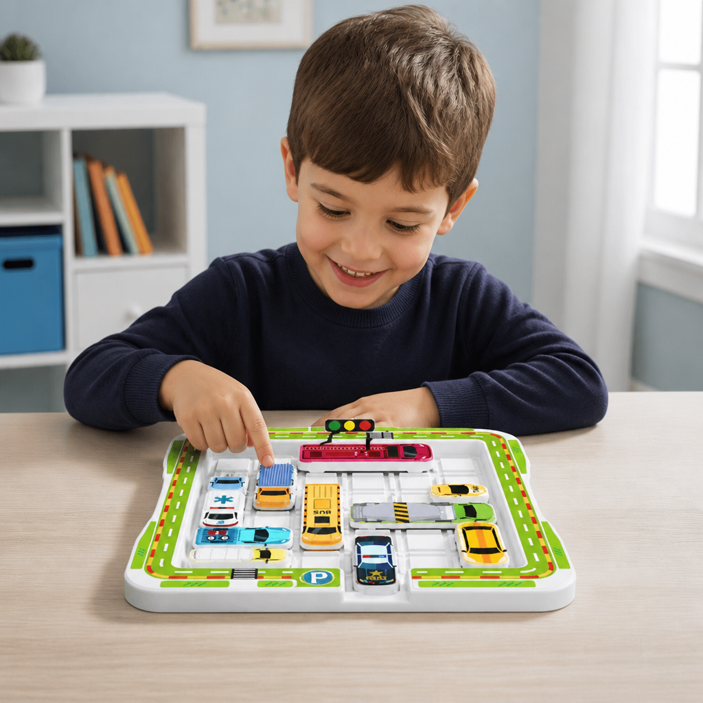 Logical Thinking – Car Parking Puzzle Toy for Kids