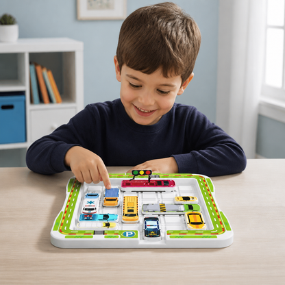 Logical Thinking – Car Parking Puzzle Toy for Kids