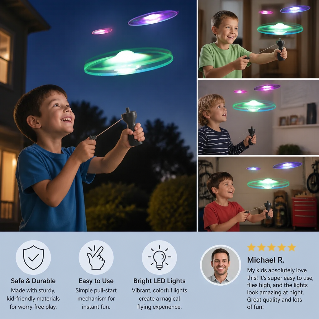 Brilliant Ceiling UFO Toy