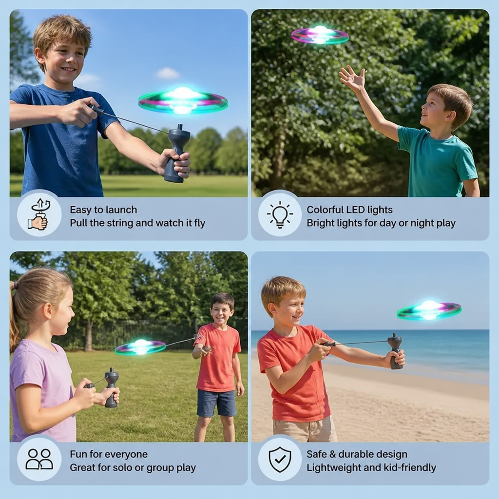 Brilliant Ceiling UFO Toy