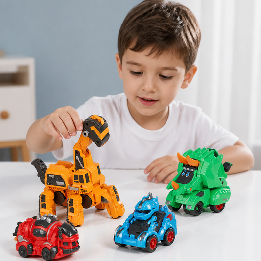 Transforming Dinosaur Cars
