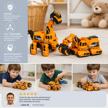 Transforming Dinosaur Cars