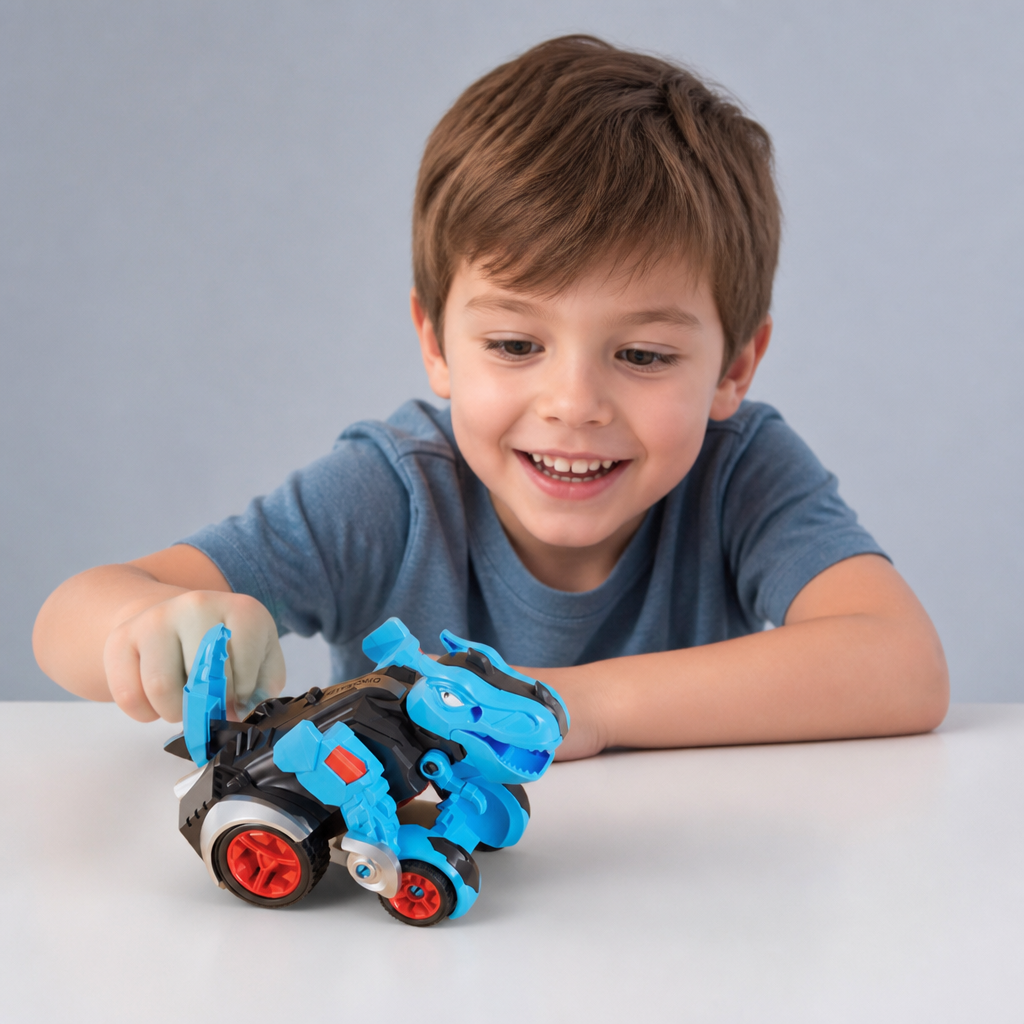 Transforming Dinosaur Cars