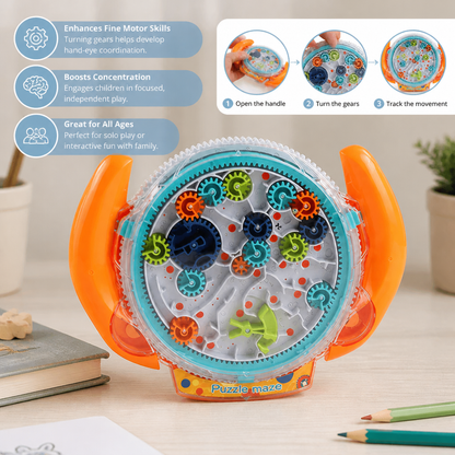 3D Ball Maze Wheel – Skill and Learning Game