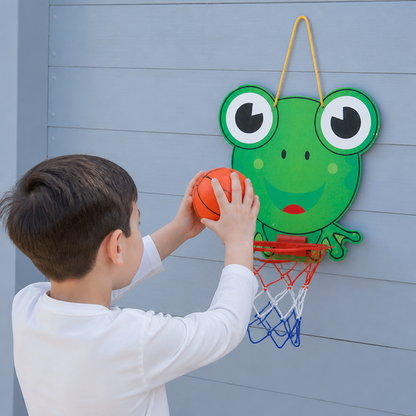 Cute animal basketball set for children