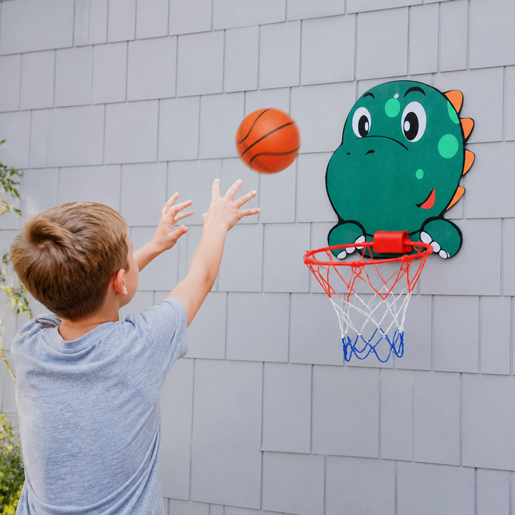 Cute animal basketball set for children