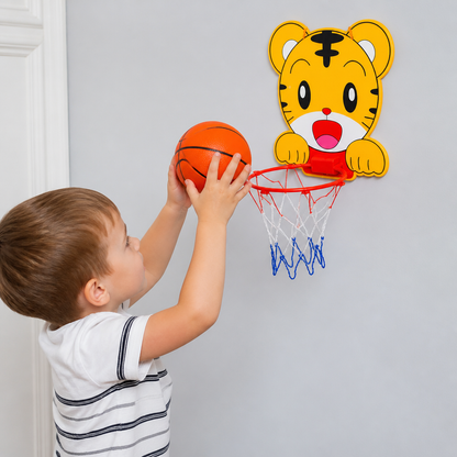Cute animal basketball set for children
