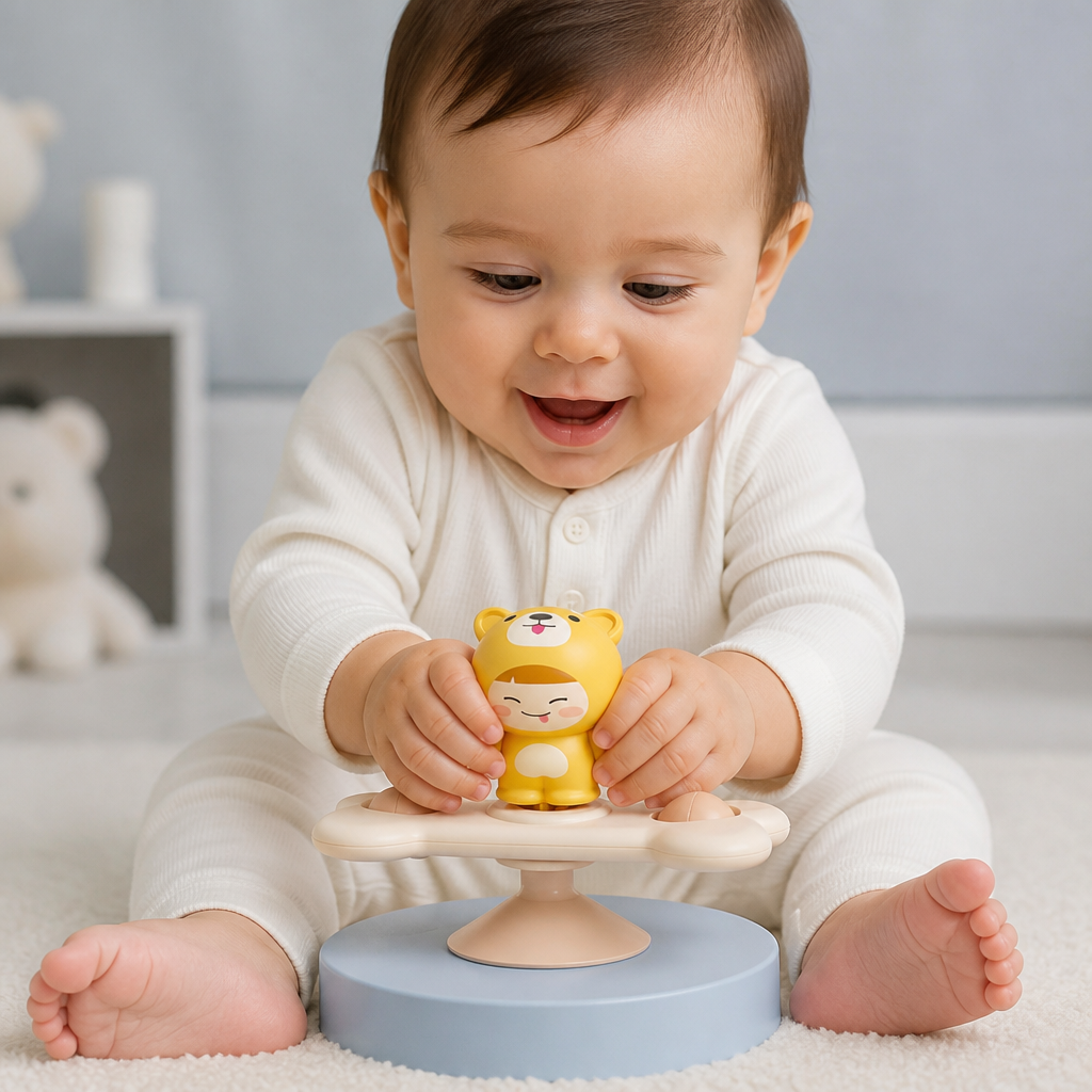 Montessori Suction Cup Spinner – Rotating Educational Toy