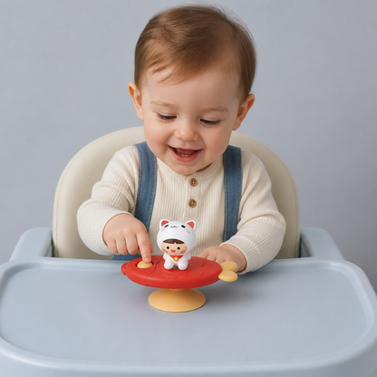 Montessori Suction Cup Spinner – Rotating Educational Toy